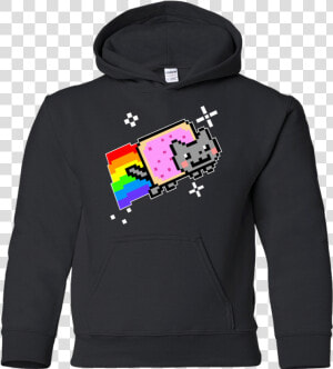 Agr Nyan Cat Rainbow Youth Pullover Hoodie  HD Png Download