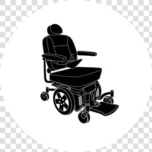 Life Enhancing Solutions   Power Wheelchair Clipart  HD Png Download