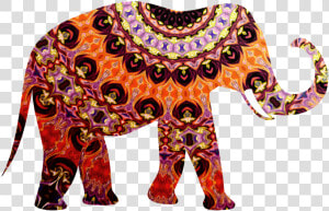 Artwork African Tribal Elephant  HD Png Download