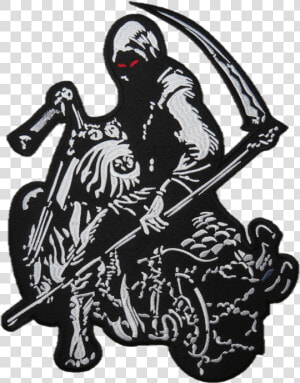 Reaper Biker Patch  HD Png Download