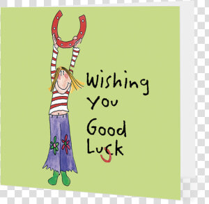 Good Luck Girl Holding A Horseshoe   Bent As You Fall Guy  HD Png Download