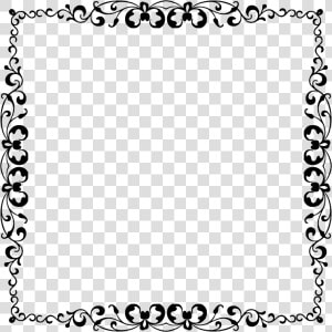 Clipart Elegant Frame 15 Simple Flourish Flourish Borders  HD Png Download