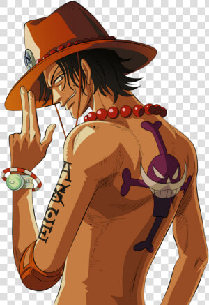 Portgas D Ace Arm Tattoo  HD Png Download