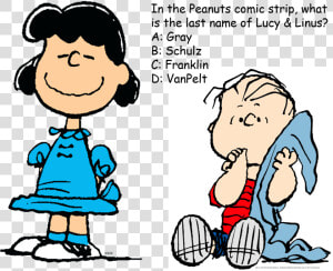 Peanut Clipart Linus   Charlie Brown And Blanket  HD Png Download