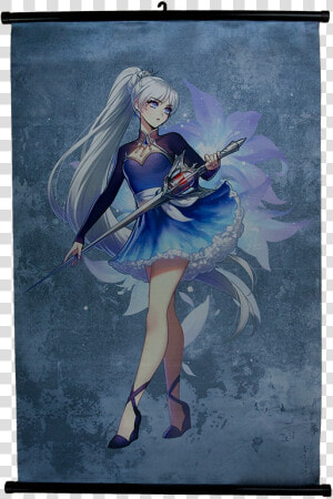 Rwby Weiss Wall Scroll  HD Png Download