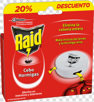 Raid® Cebo Hormigas   Raid Cebo Hormigas  HD Png Download