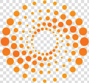 Clip Art Dots Logos   Orange Dots Circle Logo  HD Png Download