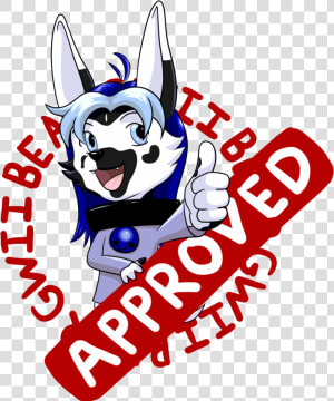 Gwii Stamp Of Approval   Cartoon  HD Png Download