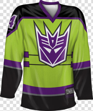 Transparent Decepticon Png   Ice Hockey Jersey Transformers  Png Download