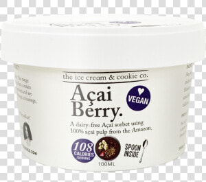 Vegan Acai Berry Sorbet Cup   Cosmetics  HD Png Download