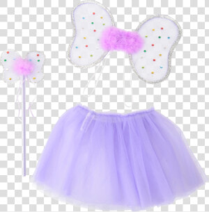 Msb Fairy Set  Purple  Wand wings tutu  Purple  Large   Miniskirt  HD Png Download