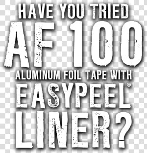 Af 100 Aluminum Foil Tape With Easypeel® Liner   Poster  HD Png Download