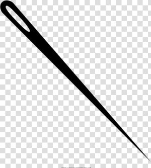 Sewing Needle Coloring Page Clipart   Png Download   Aguja De Coser Dibujo  Transparent Png