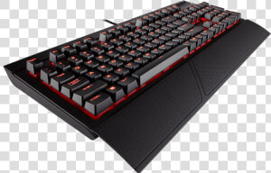 Corsair Gaming K68 Mechanical Keyboard  Backlit Red   Corsair K70 Lux Red  HD Png Download