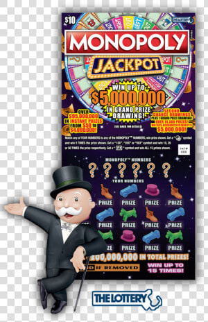 Monopoly Jackpot Scratch Off  HD Png Download