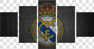 Vintage Real Madrid Flag Class   30cm By 60cm Frame  HD Png Download