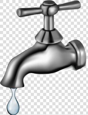 Drawing Of A Water Tap Clipart   Png Download   Water Out Of Faucet Drawing  Transparent Png