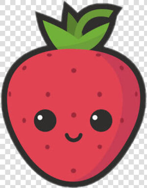  sticker  fresa  strawberry   Cute Strawberry  HD Png Download