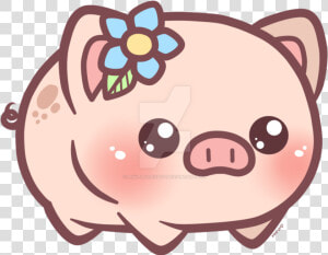 Cute Pig Cartoon Wallpaper   Cute Pig Drawing  HD Png Download