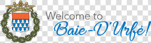 Town Of Baie d Urfé   Calligraphy  HD Png Download