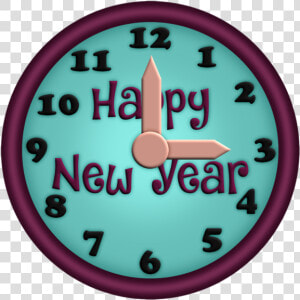 New Year Clocks   Wall Clock  HD Png Download