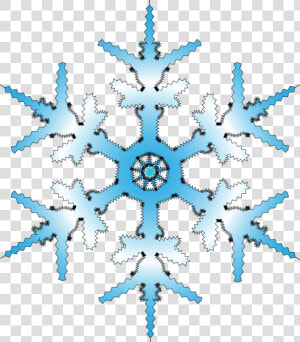 Snowflake Free To Use Clip Art   Blu Snowflake  HD Png Download