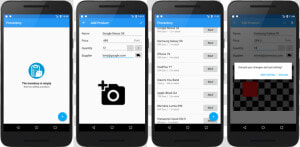 Demo Screeens   Android Studio Inventory App  HD Png Download