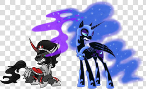 Sombra   Mlp Nightmare Moon And King Sombra  HD Png Download