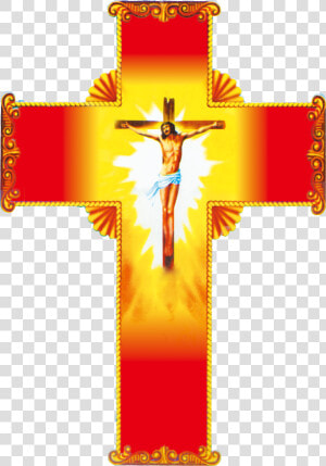 Christian Red Jesus Material Transprent Png Free   Cross Jesus Images Png  Transparent Png