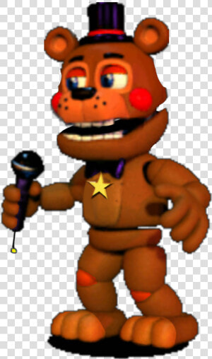  rockstar Freddy V2 Fnaf World   Fnaf World Rockstar Freddy  HD Png Download