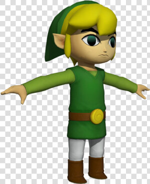 Download Zip Archive   Toon Link T Pose  HD Png Download