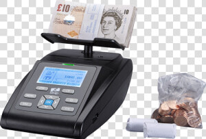 Money Scales Coin Counter Checker Banknote Note Cash   10 Pound Note  HD Png Download