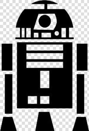 Transparent Star Wars Clipart   R2d2 Star Wars Silhouette  HD Png Download