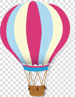 Hot Air Balloon Airplane   Hot Air Balloon Clipart Pink  HD Png Download