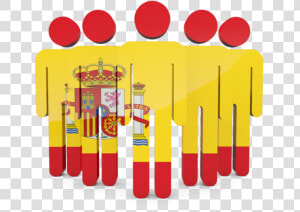 Illustration Of Flag Of Spain   Brazilian People Png  Transparent Png