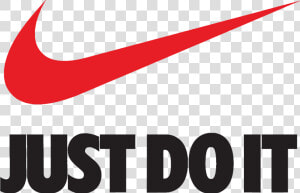 Just Do It Nike Swoosh Logo Brand   Nike Logo Just Do It Red  HD Png Download