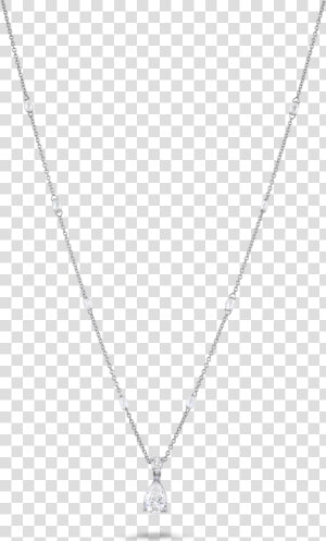 Beautiful Pear Cut Diamond Necklace   Locket  HD Png Download