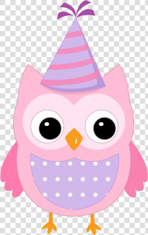 Clipart Art Owl  Clip Art And Owl Clip Art   Owl With Birthday Hat  HD Png Download