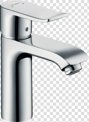 Single Hole Faucet 110 With Pop Up Drain   Metris Basin Mixer  HD Png Download