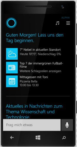 Cortana Home Startday De de   Smartphone  HD Png Download