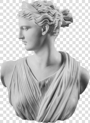 Image Of Statue Head Of Artemis Diana Greek Roman Goddess   Humanity 2 0  HD Png Download