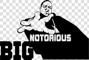 Royalty Free Library Images Of Smalls Stencil Spacehero   Black And White Notorious Big Draw  HD Png Download