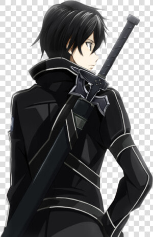  kirito  sao  anime  render   Anime Kirito  HD Png Download