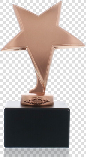 Star Merkur Bronze coloured 14 5cm   Trophy  HD Png Download