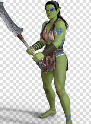 Transparent Orc Png   Female Orc Png  Png Download