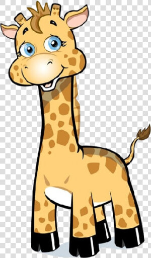 Giraffe Clip Art   Baby Giraffe Transparent Cartoon  HD Png Download