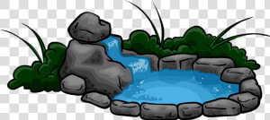 Image Royalty Free Download Image Pond Club Penguin   Club Penguin Koi Pond  HD Png Download