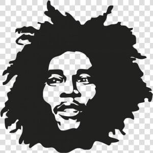 Bob Marley Silhouette Musician Drawing   Bob Marley  HD Png Download