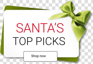 Santa S Top Picks   Gift Card Tottus Peru  HD Png Download