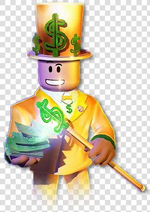  robux  roblox  rich  money  videogame  game  robuxguy   Roblox Mr Bling Bling  HD Png Download